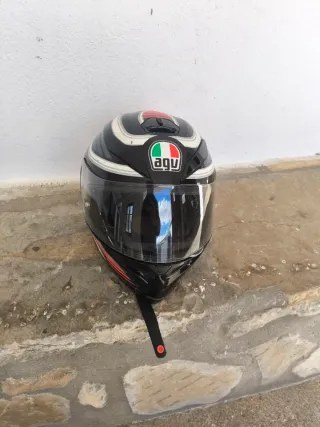 Casco Moto AGV K5 s Negro Rojo