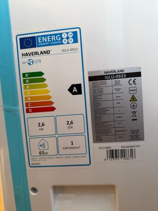 Aire Acondicionado Portátil Haverland Blanco