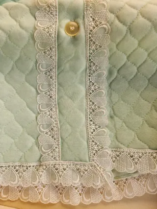 Giacca da camera vintage Anna verde chiaro