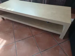 Mesa centro/TV Ikea madera clara