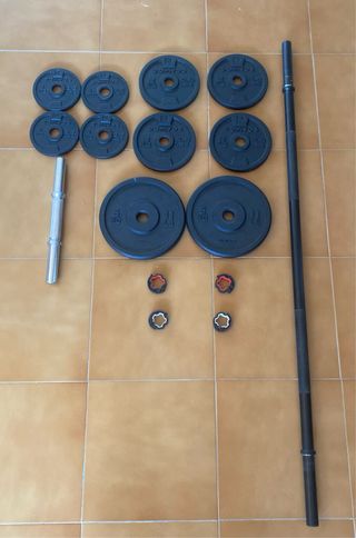 Banco Domyos BM210 + pesas 26kg - 95€ (negociable)