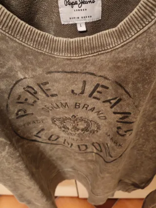 Felpa Pepe Jeans Donna Marrone Taglia L