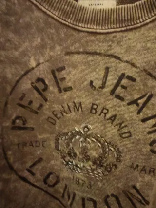 Felpa Pepe Jeans Donna Marrone Taglia L