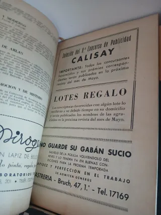 Lote de 4 revistas antiguas Menaje de los años 30