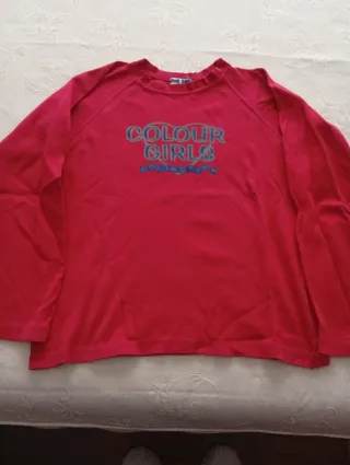 Camiseta niña Zara roja