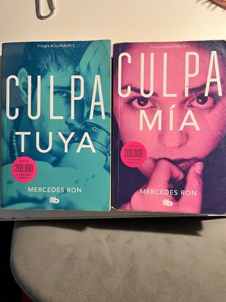 2 Libros de la trilogía Culpables