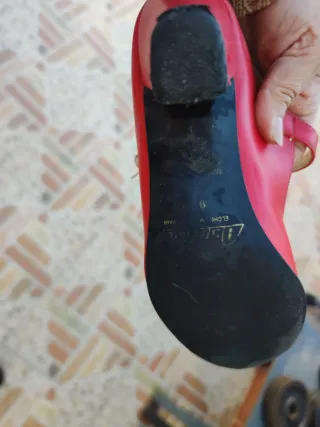 Zapatos de Flamenco Rojos