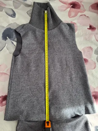 Conjunto punto Zara gris