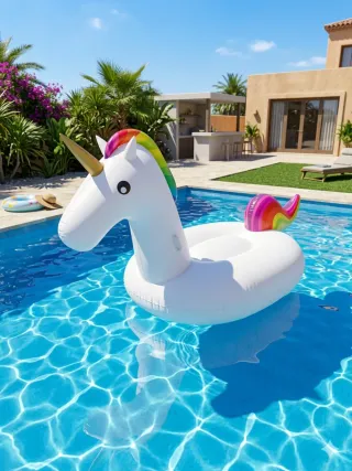 Flotador Unicornio Gigante Piscina Playa