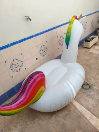Flotador Unicornio Gigante Piscina Playa
