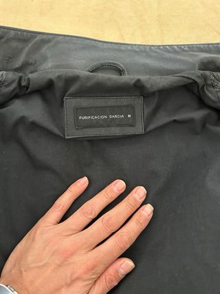 Cazadora cuero M Purificación García