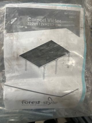 Cochera de madera NUEVA