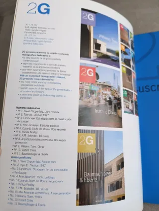 2G REVISTA INTERNACIONAL DE ARQUITECTURA nº 11