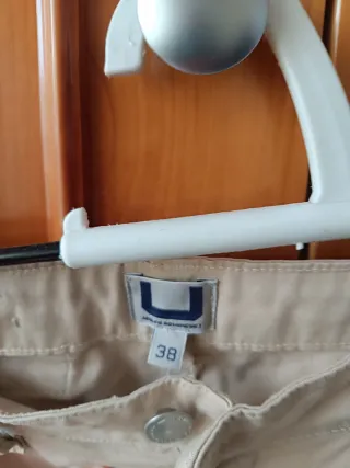 Pantalón Adolfo Domínguez Beige Mujer