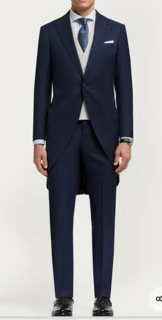 Chaqué Azul Álvaro Moreno