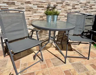 Mesa y 2 Sillas Jardín
