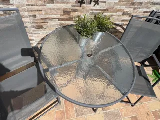 Mesa y 2 Sillas Jardín