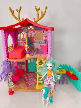 Casa Árbol Enchantimals con Muñecas y Animales