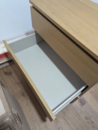 Cómoda MALM 3 cajones madera