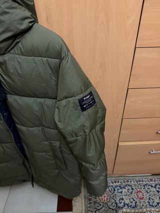 Plumas Ecoalf Reversible Mujer Azul/Verde