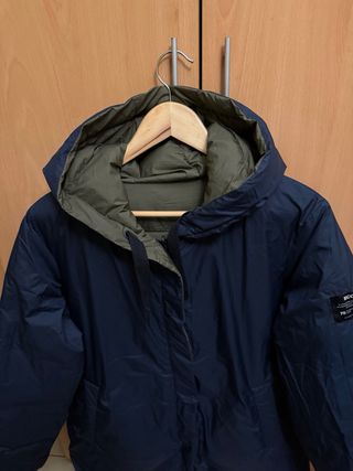 Plumas Ecoalf Reversible Mujer Azul/Verde