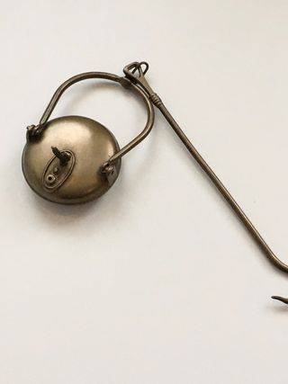 Lámpara minero colgante latón francesa