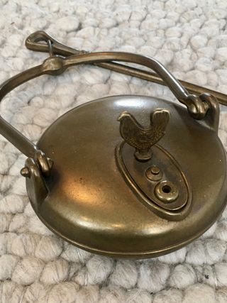 Lámpara minero colgante latón francesa