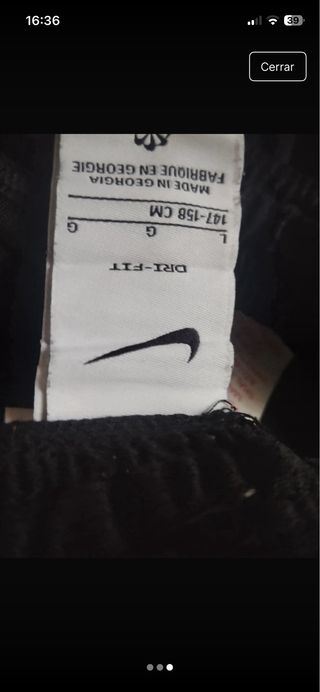 Pantalón Nike Negro