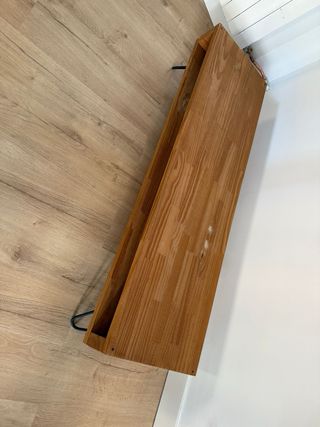 Mesita de salón madera y metal
