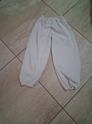 Pantaloni bambina bianchi 7 anni