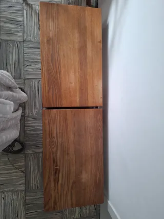 Mesitas de noche de madera maciza (2 unidades),