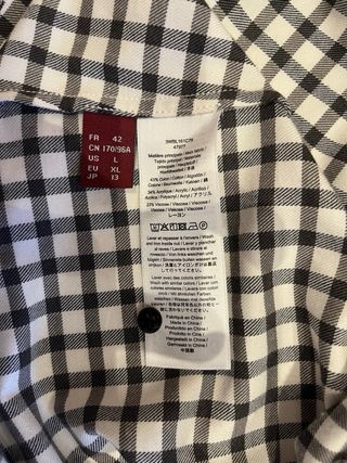 Blusa cuadros Comptoir des Cotonniers