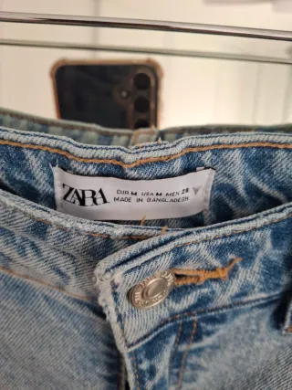 Falda vaquera midi Zara