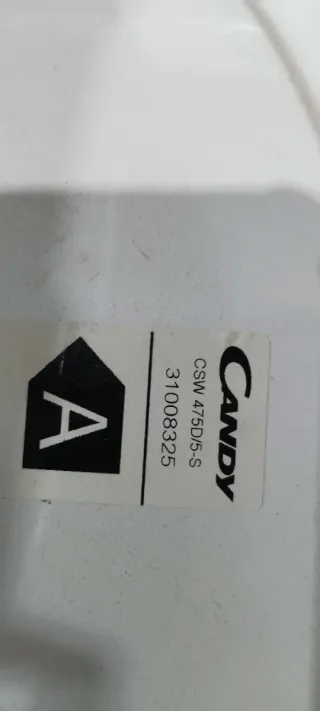 Placa electrónica y frente lavadora Candy