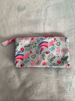 Estuche triple cremallera infantil