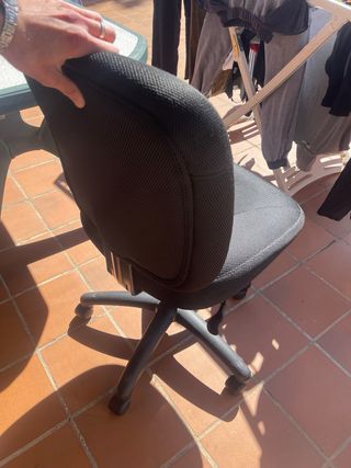 Silla de oficina giratoria tapizada