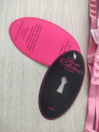 Sujetador encaje Hunkemöller rosa. 85F