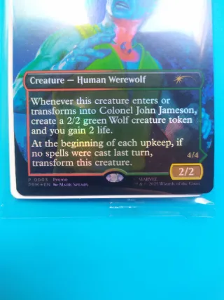 PromoCard Coronel John Jameson Magic The Gathering