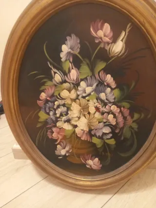 Quadro Vanni fiori olio su tela