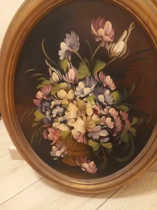 Quadro Vanni fiori olio su tela