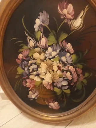 Quadro Vanni fiori olio su tela