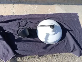 Lámpara de techo IKEA blanca metal