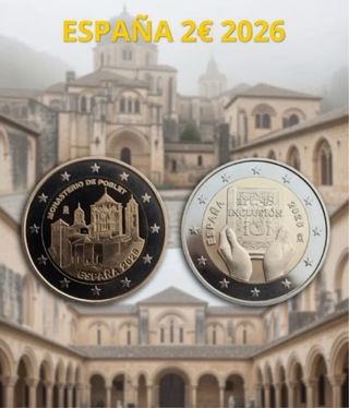 Lote 2 monedas 2026 Conm
