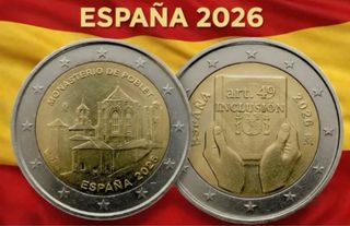 Lote 2 monedas 2026 Conm