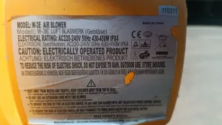 Soplador de aire eléctrico industrial W-3E