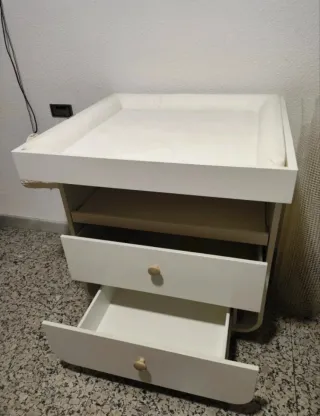 Cómoda cambiador MYLLRA blanco