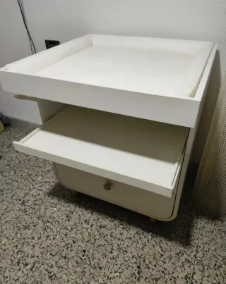 Cómoda cambiador MYLLRA blanco