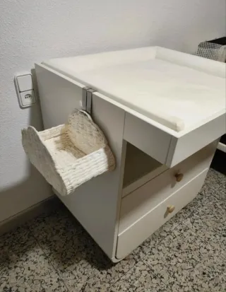 Cómoda cambiador MYLLRA blanco