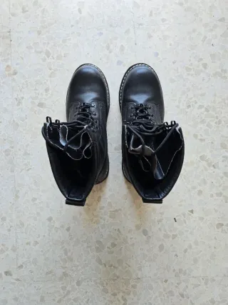 Botas Militares Negras(y para moteros Custom)