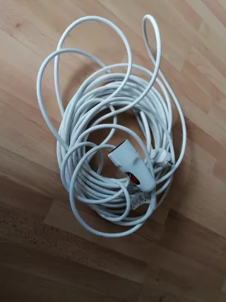 Cable alargador 15m con interruptor